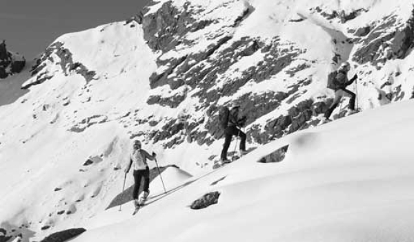 Curso de esquí de montaña iniciación práctica